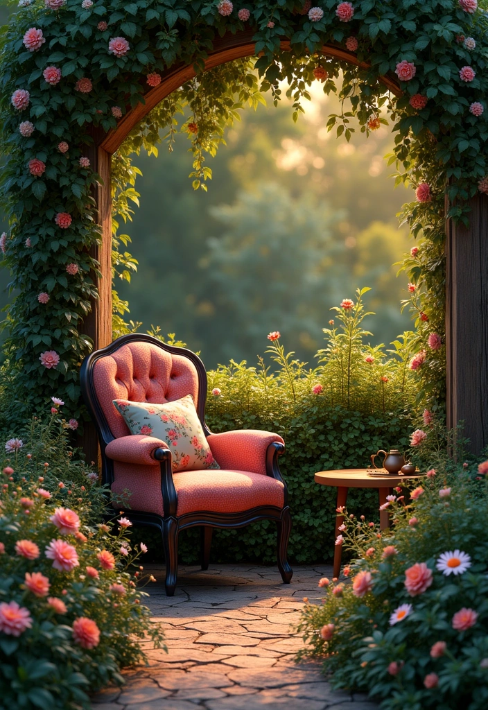 26+ Cozy Reading Nook Concept Ideas - 17. Secret Garden Nook