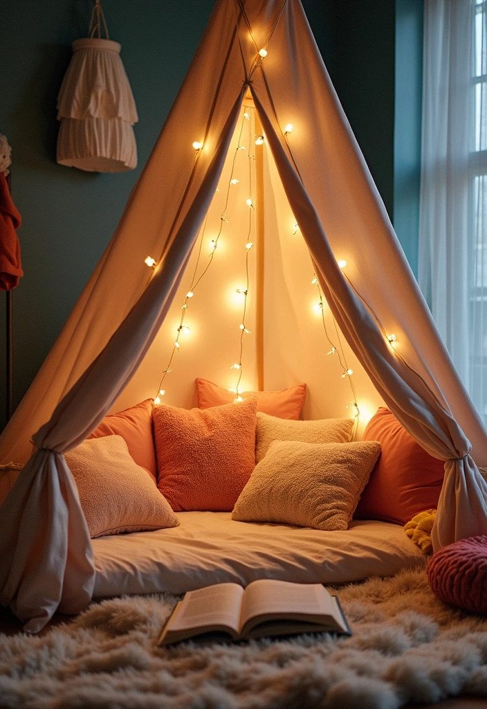 26+ Cozy Reading Nook Concept Ideas - 20. Playful Pod