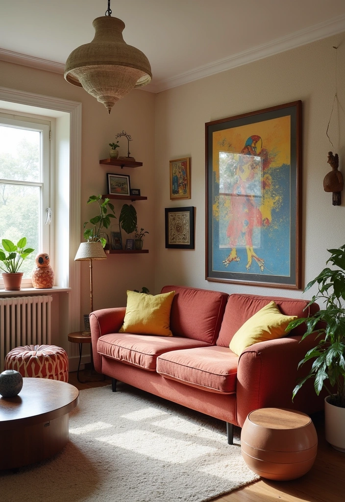 26+ French Cottage Living Room Ideas - 20. Whimsical Decor Elements