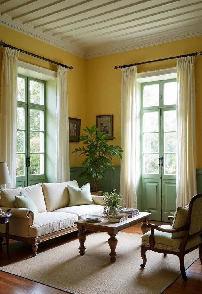 26+ French Cottage Living Room Ideas - 9. French Country Colors