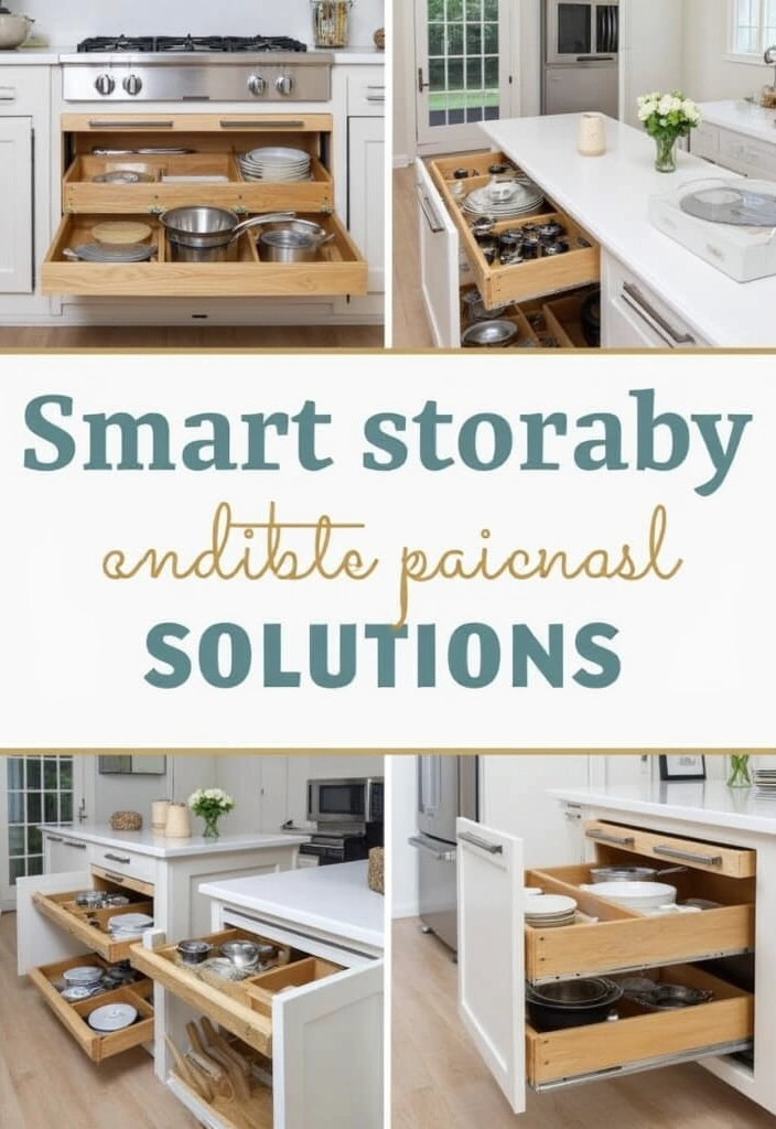 26+ Modern Minimalist Kitchen Ideas - 7. Smart Storage Solutions