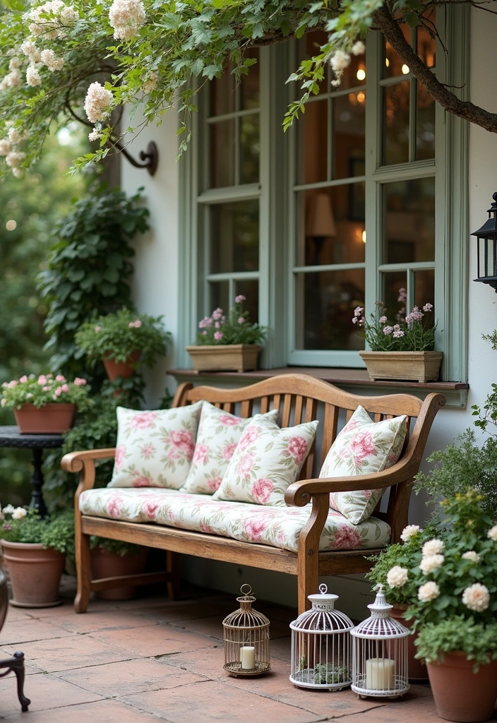 26+ Outdoor Patio Ideas to Transform Your Space - 11. Vintage Charm with Antique Decor