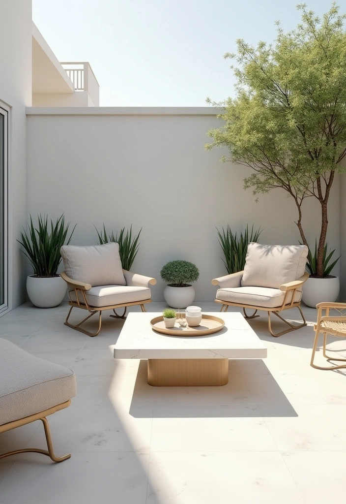 26+ Outdoor Patio Ideas to Transform Your Space - 5. Modern Minimalist Design