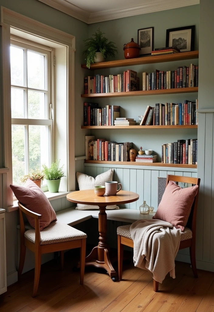 26+ Warm Rustic Kitchen Ideas - 5. Cozy Nooks