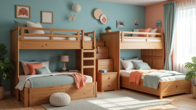 27+ Functional & Fabulous Bunk Bed Bedroom Ideas