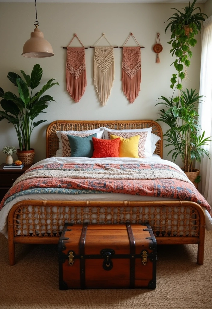 27+ Grown Woman Bedroom Ideas for an Elegant and Chic Retreat - 3. Boho Chic Vibes