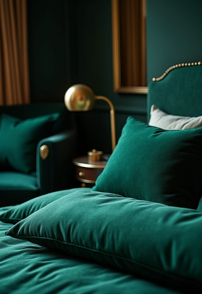 27+ Luxury Bedroom Ideas - 1. Opulent Velvet Accents