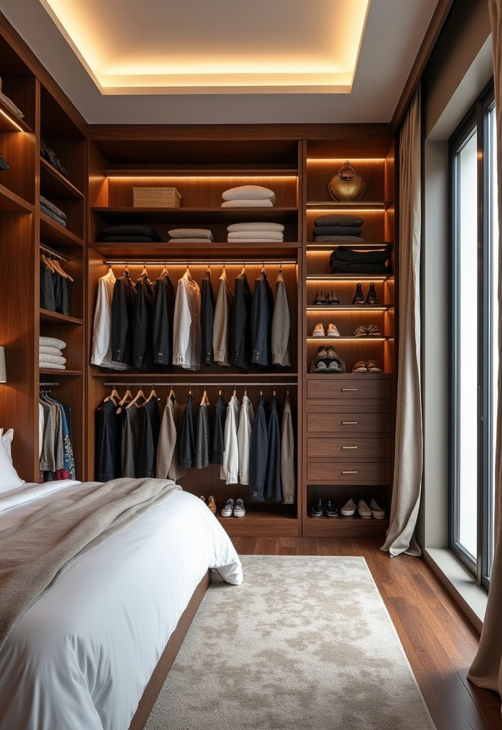 27+ Luxury Bedroom Ideas - 11. Custom Closets