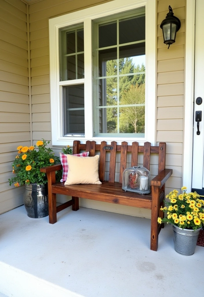 27+ Perfect Fall Porch Decor Ideas - 23. Upcycled Decor