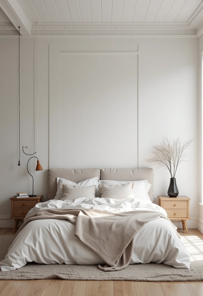 27+ Scandinavian Bedroom Ideas for a Cozy Retreat - 12. Understated Elegance