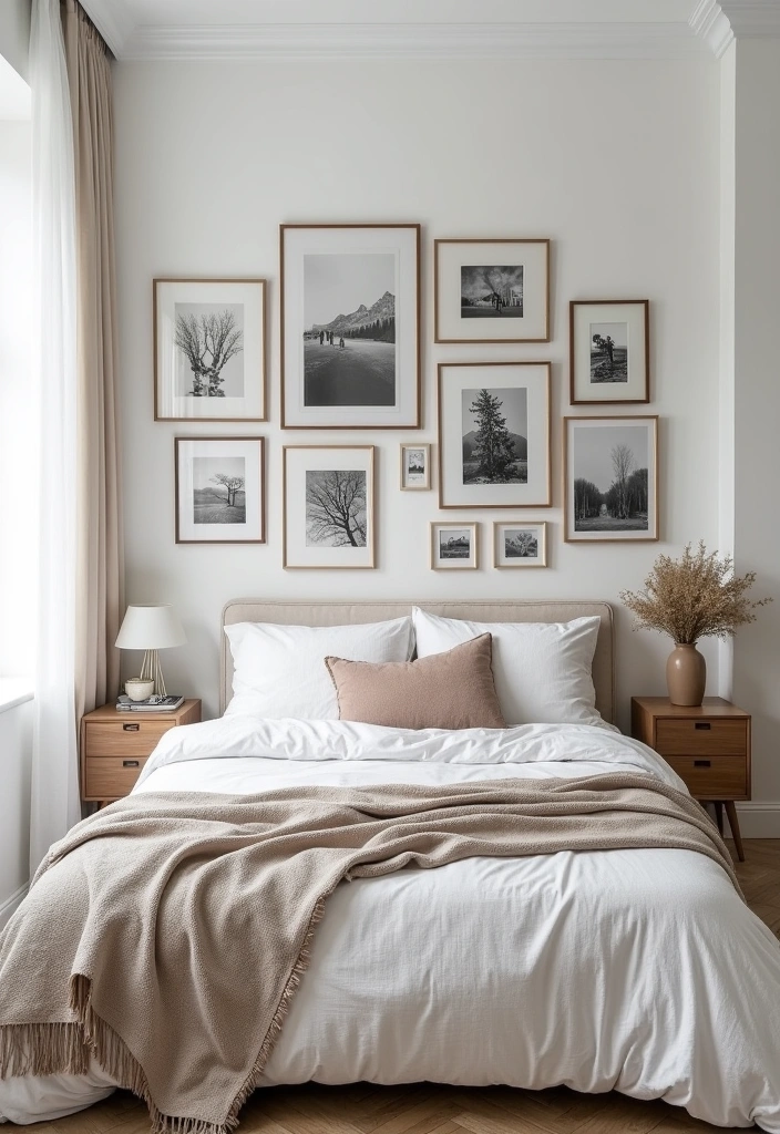 27+ Scandinavian Bedroom Ideas for a Cozy Retreat - 16. Personal Touches