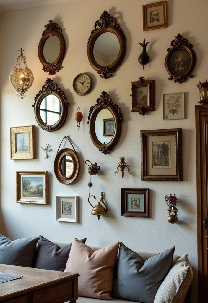 27+ Vintage Nursery Ideas - 13. Vintage-Inspired Wall Decor