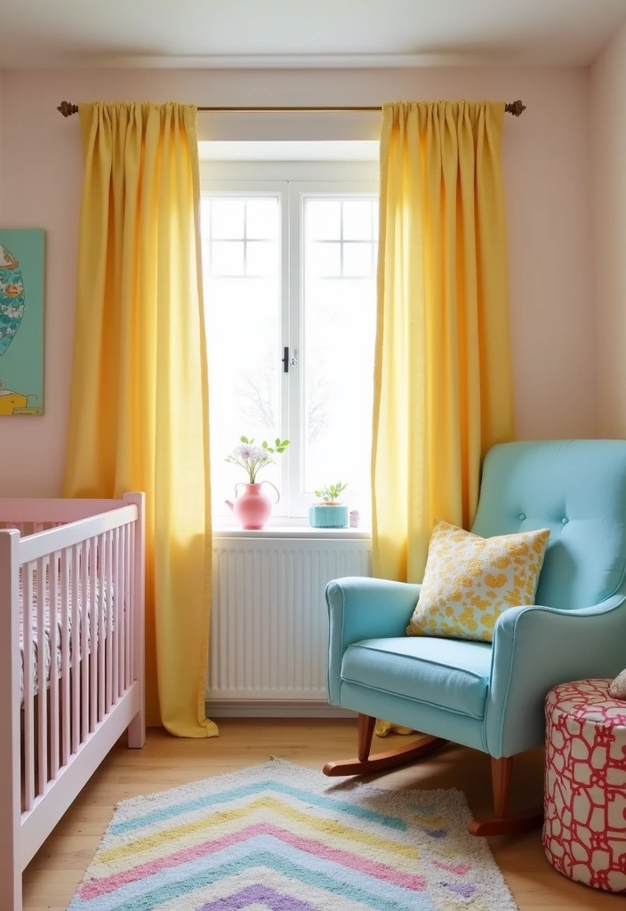 27+ Vintage Nursery Ideas - 7. Retro Color Palettes