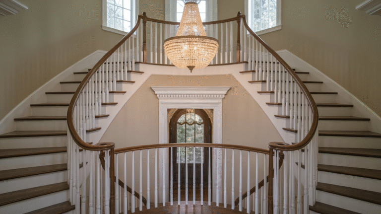 20 Staircase Chandelier and Landing Ideas