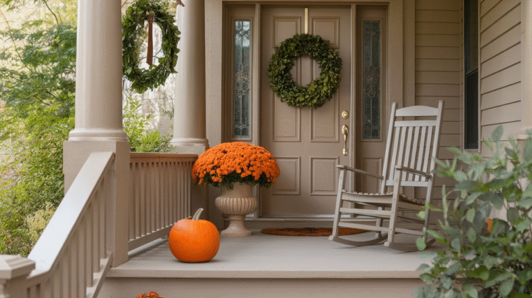 22 Easy Fall Front Porch Ideas With Pinterest-Worthy Style