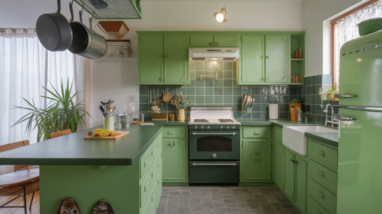 21 Inspiring Green Kitchen Ideas For Every Style