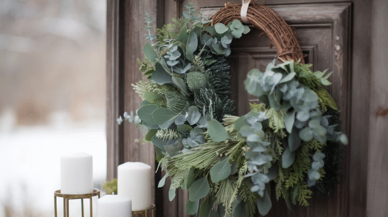 20 Elegant Organic Modern Christmas Wreath Ideas