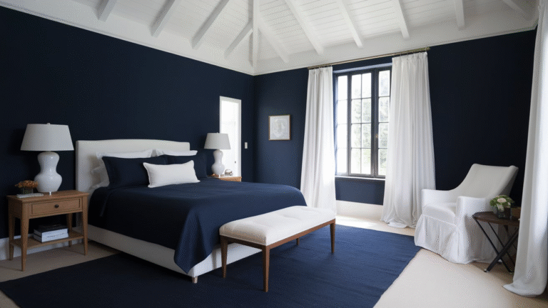 21 Gorgeous Navy Blue Bedroom Ideas