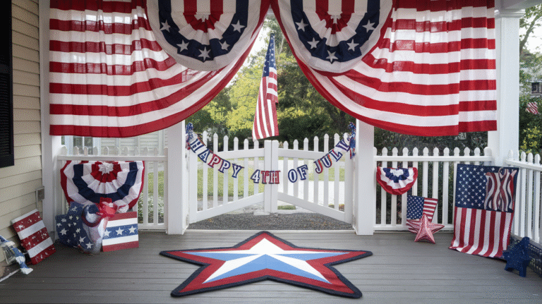 20 Festive Fourth Of July Front Porch Decor Ideas