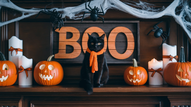 27 Halloween Mantel Decor Ideas