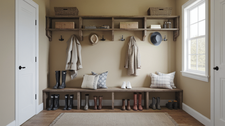 20 Farmhouse Mudroom Ideas