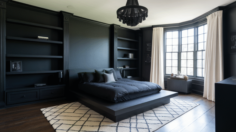 20 Black Themed Bedroom Ideas