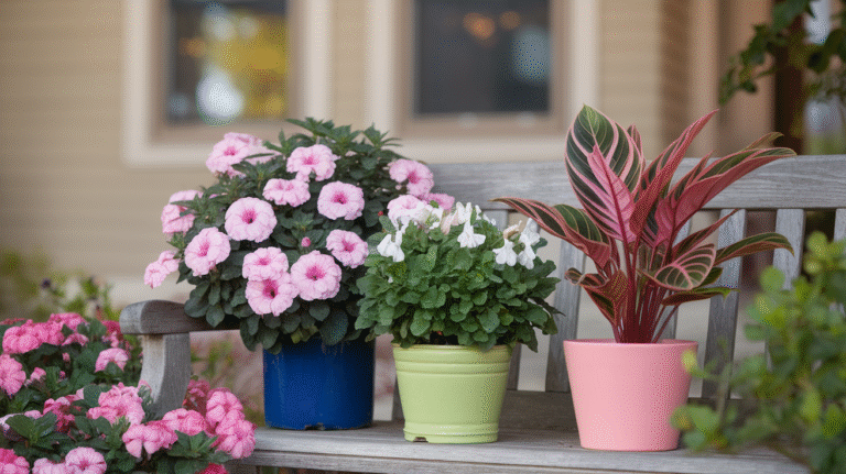 21 Front Porch Flower Ideas